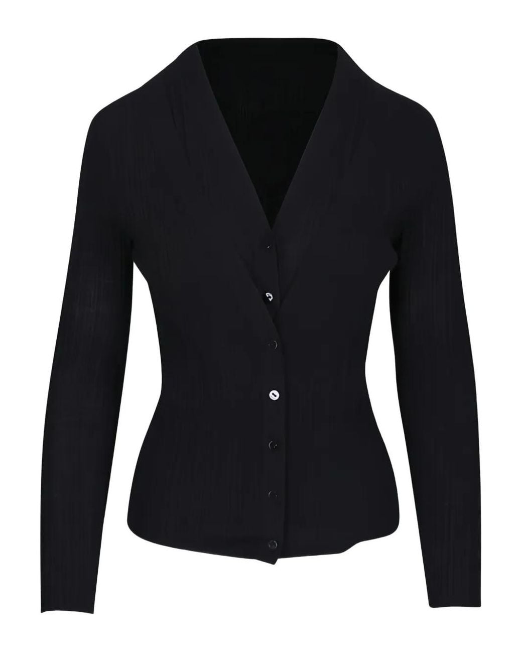 Lisa Yang Black V-Neck Cardigan