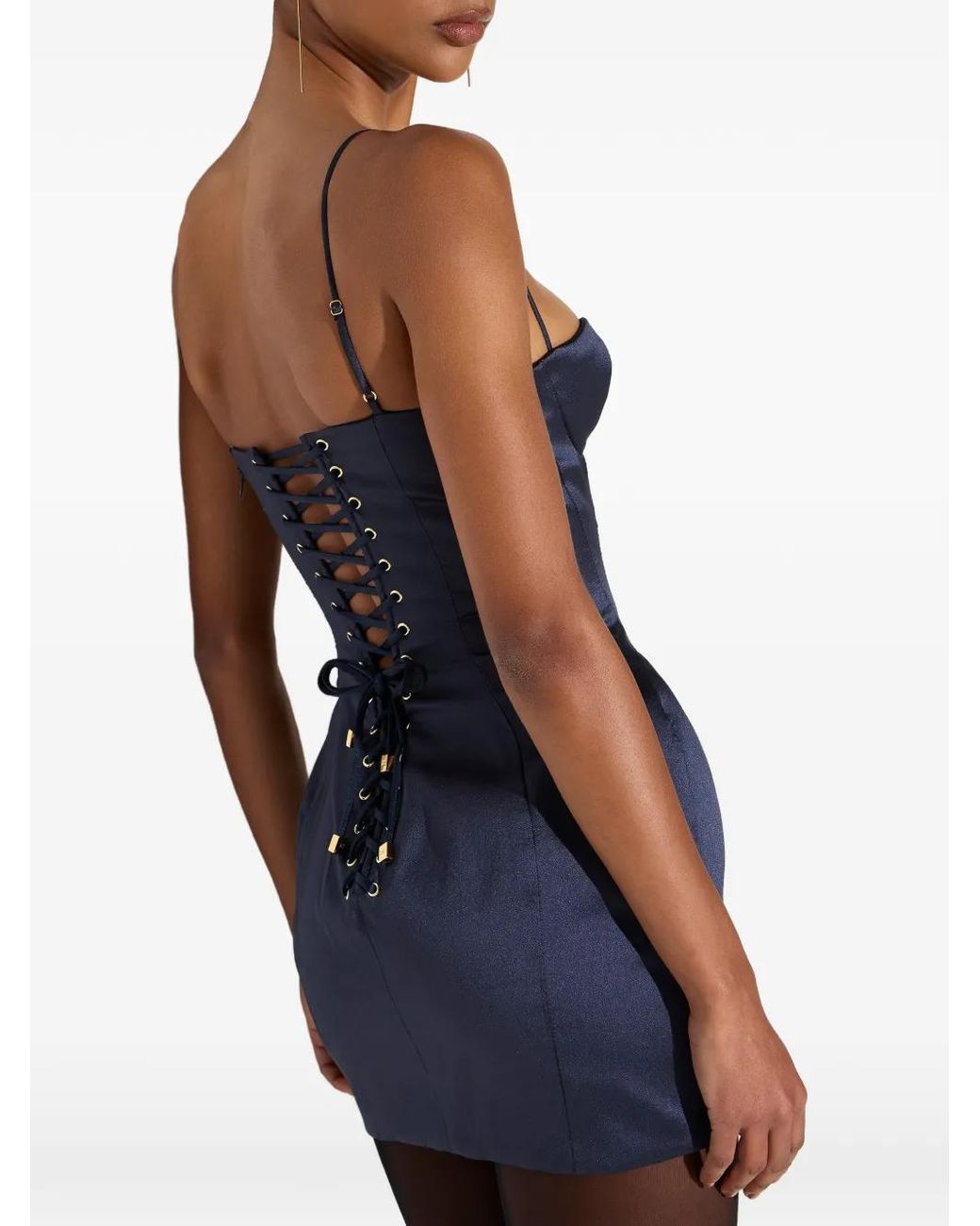 Elisabetta Franchi Blue Mini Dress