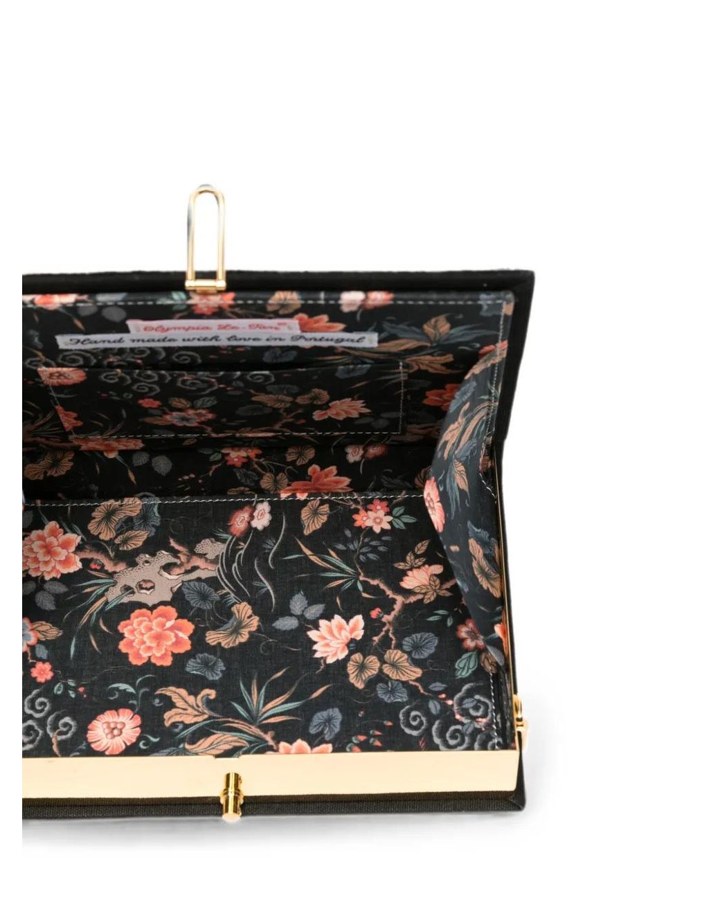 Olympia Le-Tan Black The Parisiennes Strapped Bag