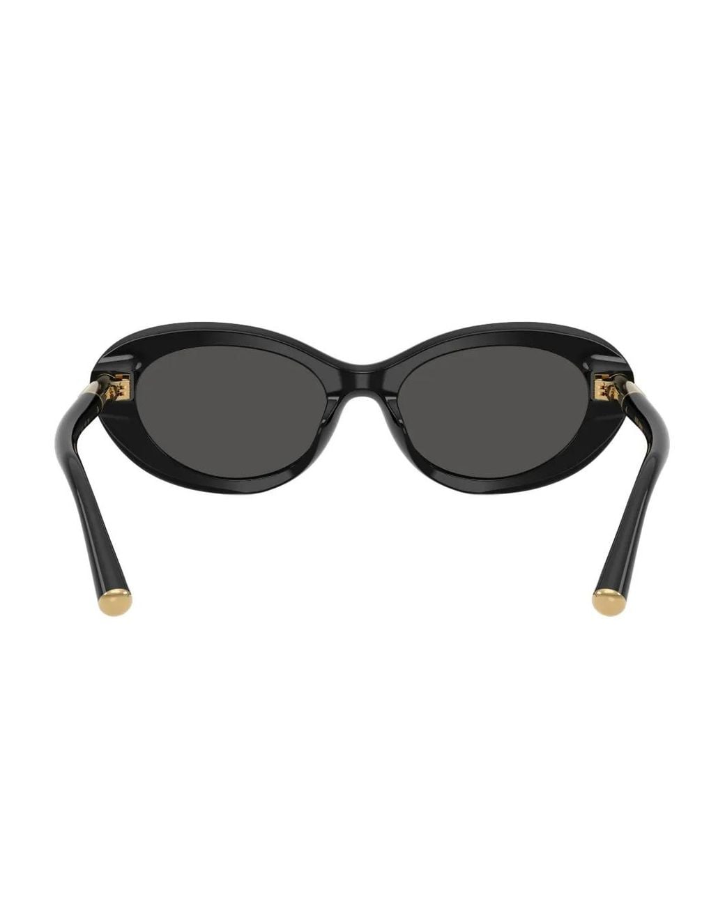 Dolce & Gabbana Black Oval-Frame Sunglasses