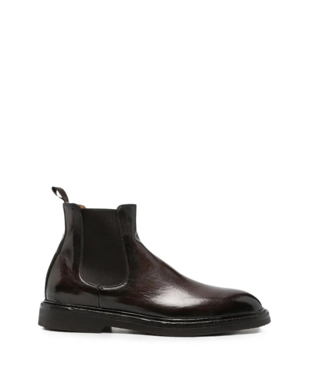 Officine Creative Black Dude Flexi Chelsea Boots for men
