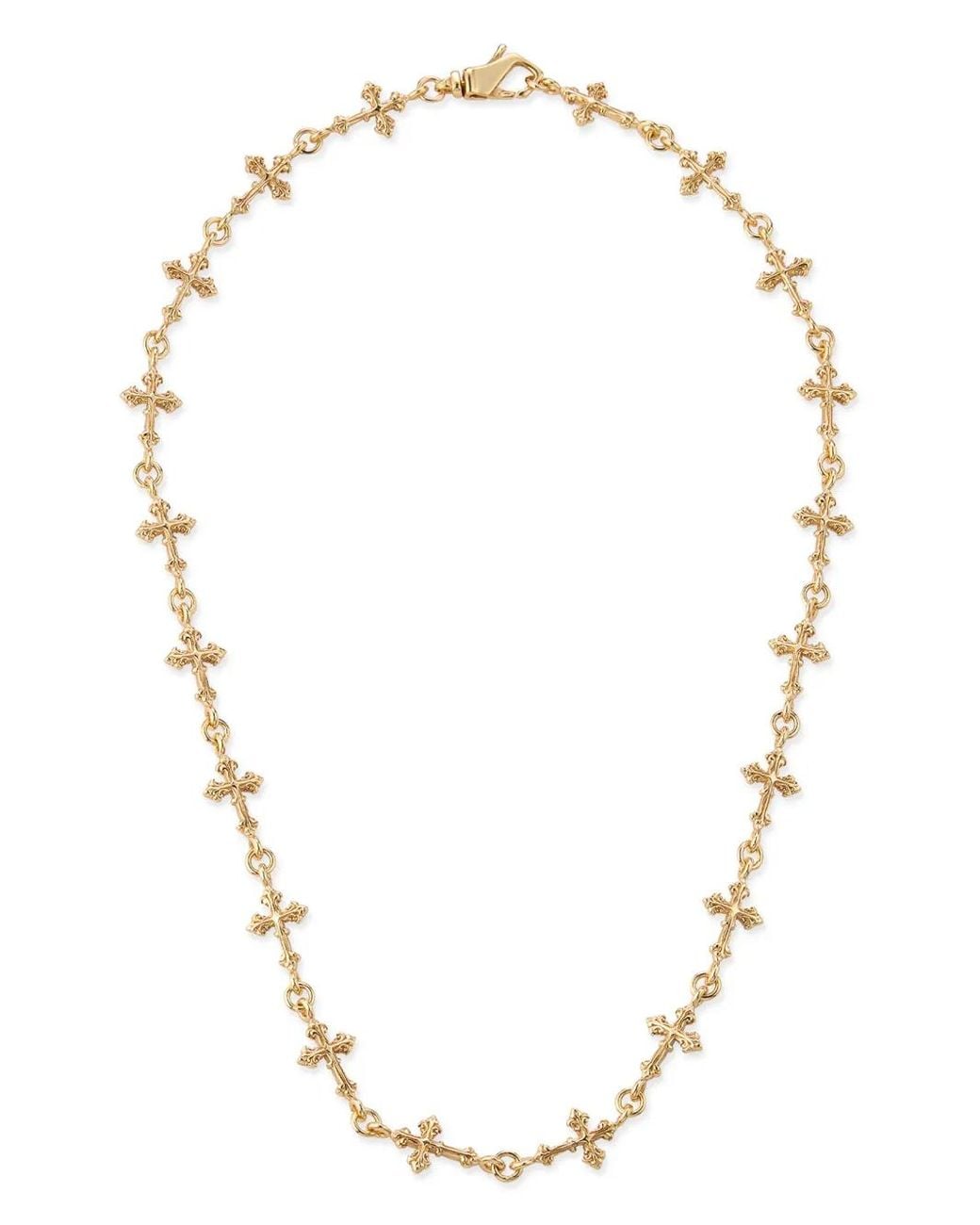 Emanuele Bicocchi Metallic Multi-Cross Avelli Necklace
