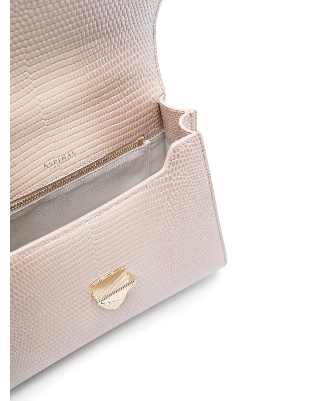 Borsa A Mano Midi Mayfair 2 di Aspinal in White