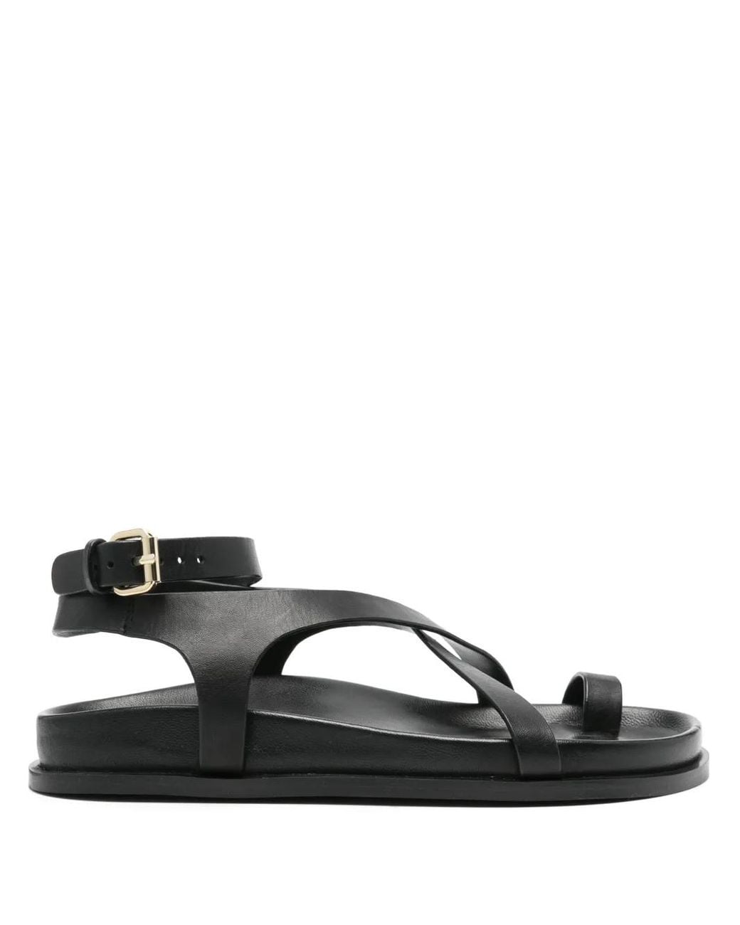 A.Emery Black The Jalen Slim Sandals