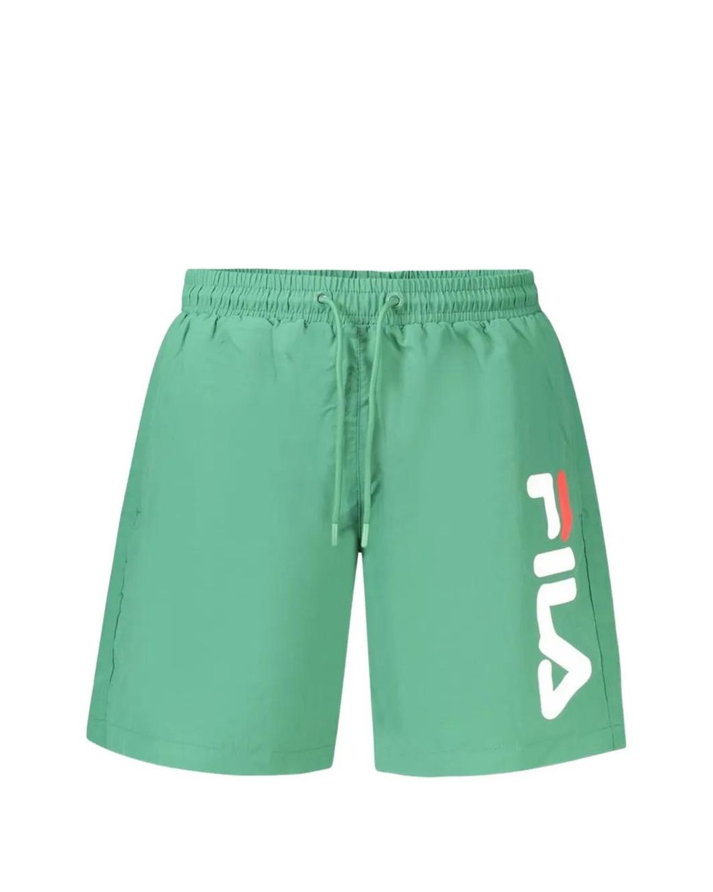 Fila Green Short De Bain À Logo Imprimé for men