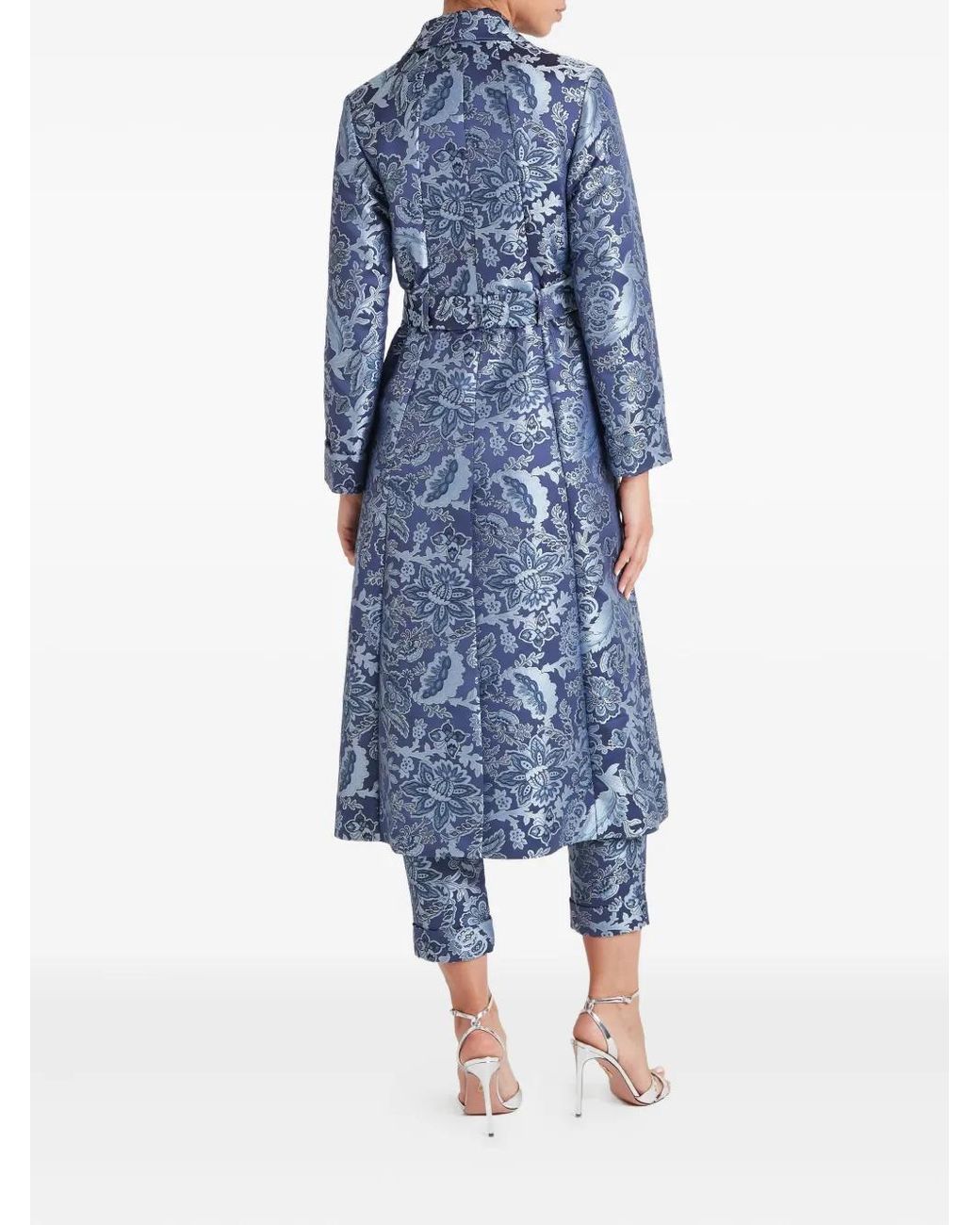 Abrigo Francis Con Cinturón Temperley London de color Blue