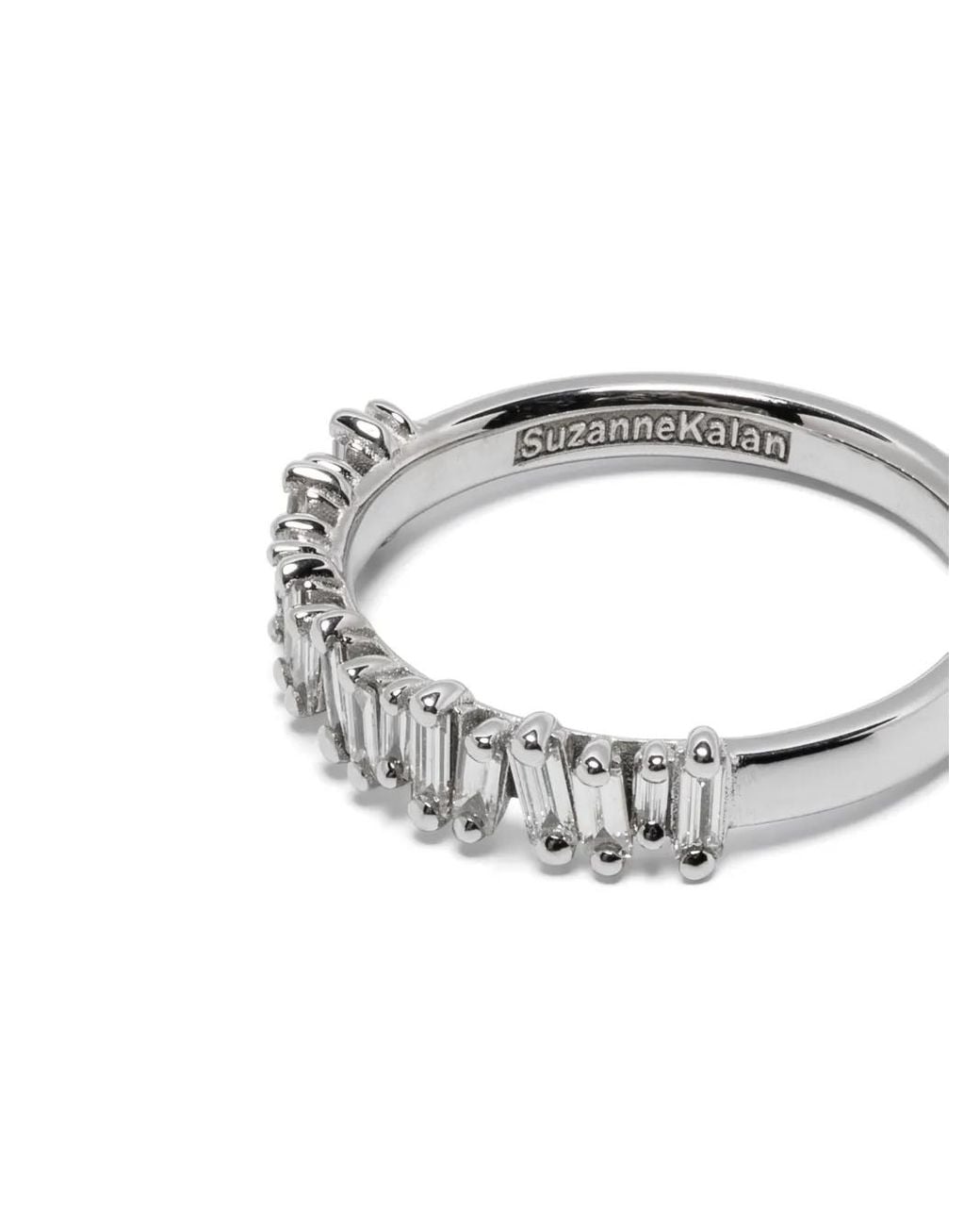 Suzanne Kalan White 18Kt Diamonds Stacking Ring