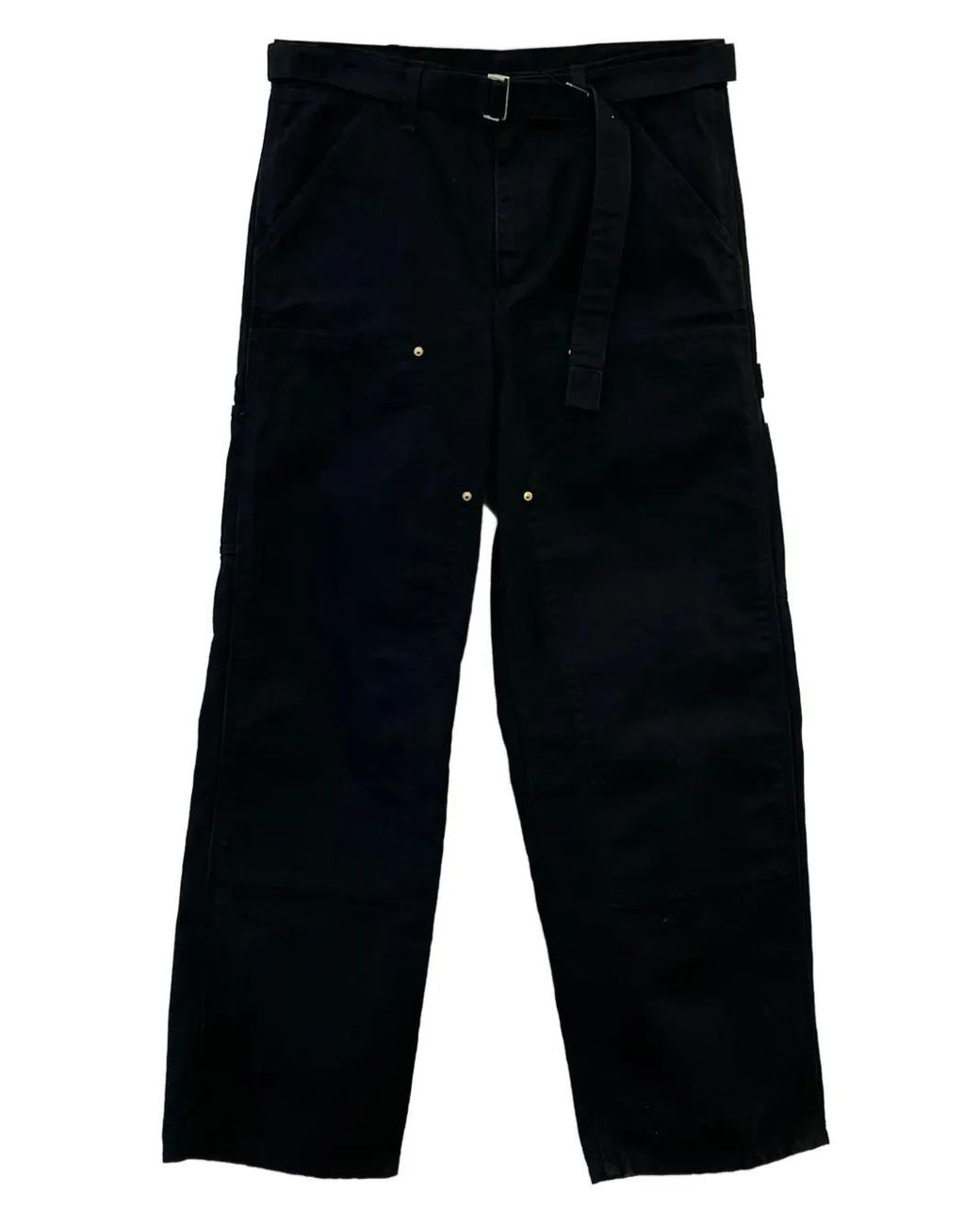Sacai Blue Belted Trousers for men