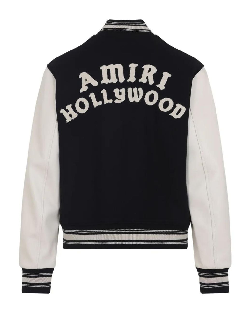 Amiri Multicolor Ivory Wool Blend Bomber Jacket for men