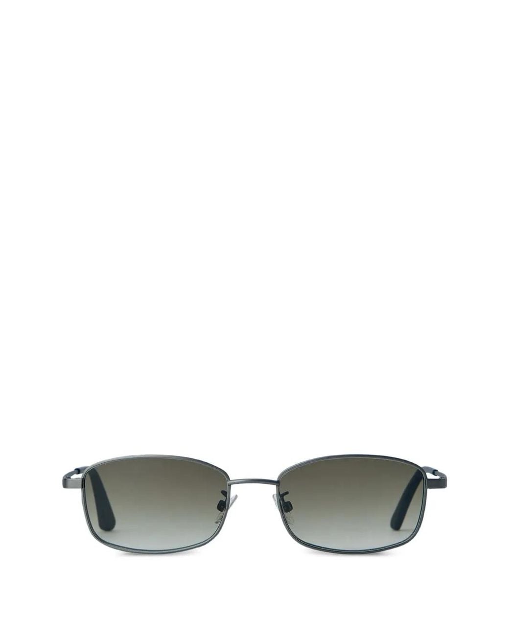 Our Legacy Gray Librarian Rectangle-Frame Sunglasses
