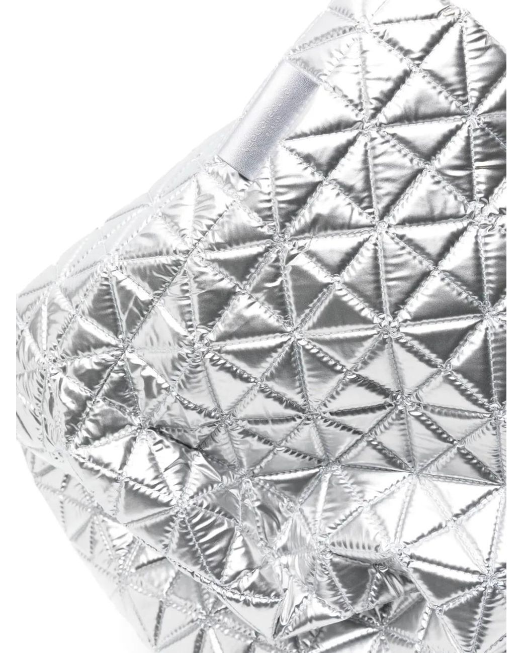 VEE COLLECTIVE White Medium Vee Tote Bag