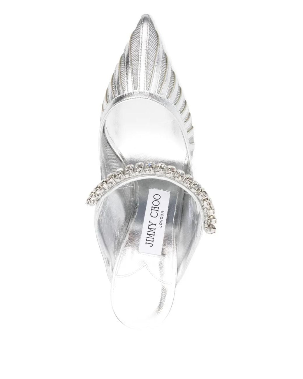 Jimmy Choo White 100Mm Bing Mules