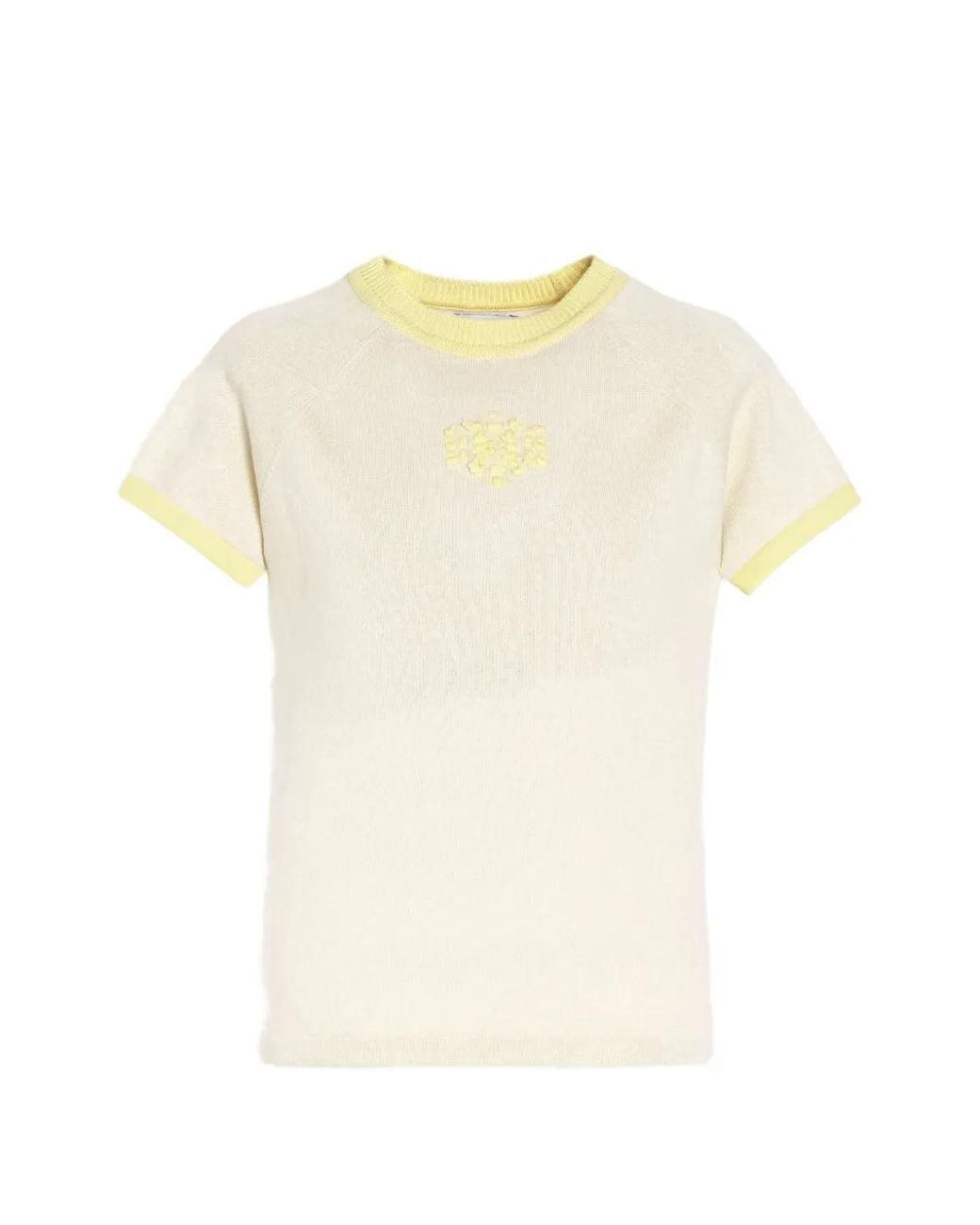 Barrie White Logo Cashmere T-Shirt