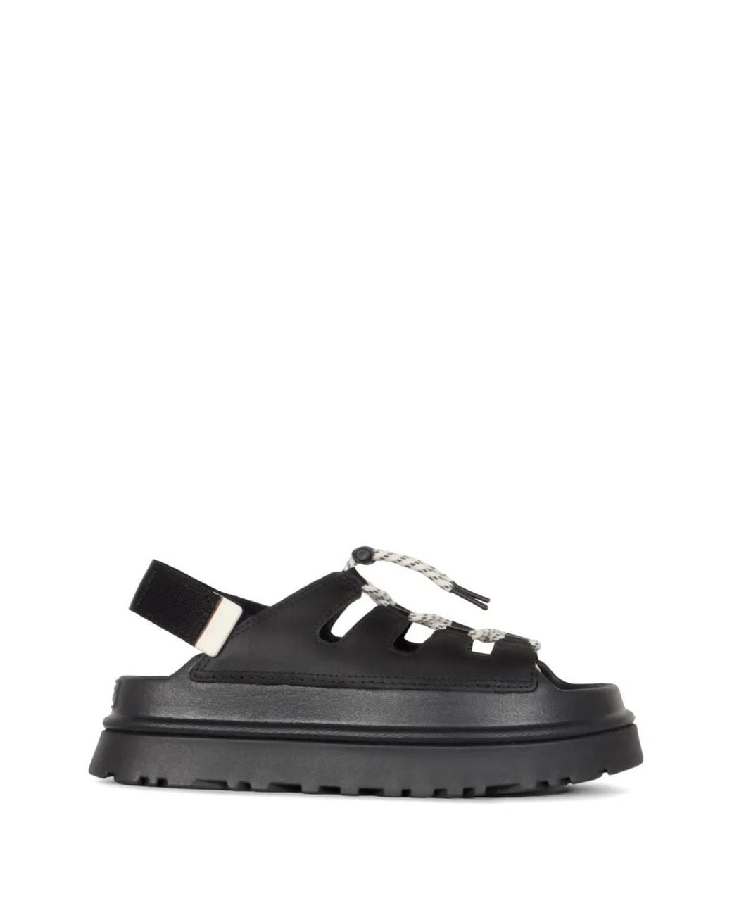 Ugg Black Goldenglow Toggle Sandals