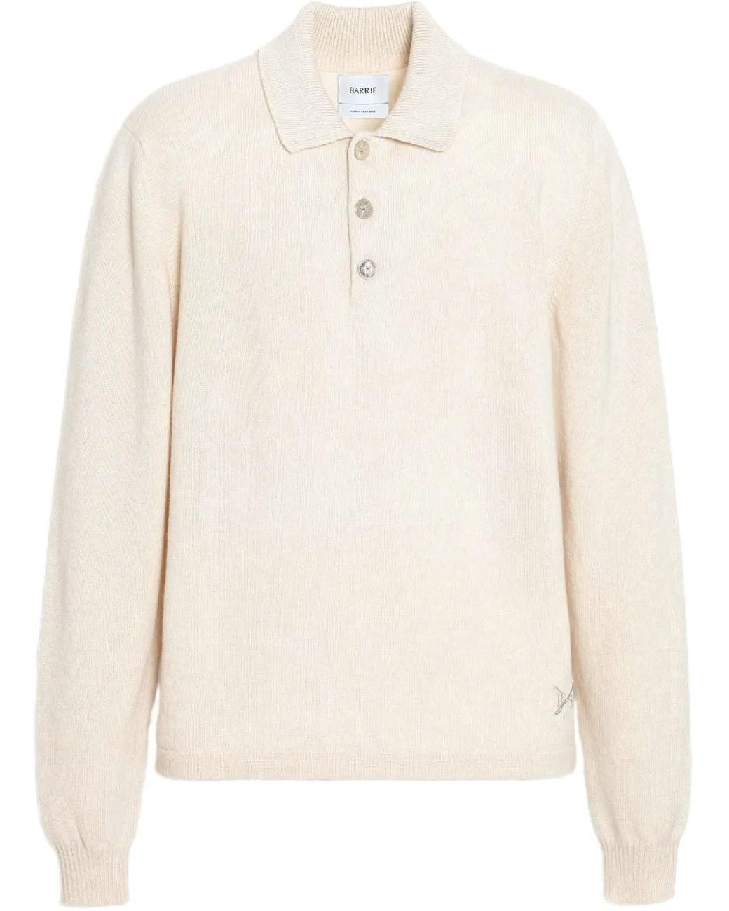 Barrie B-Label Poloshirt in het Natural voor heren