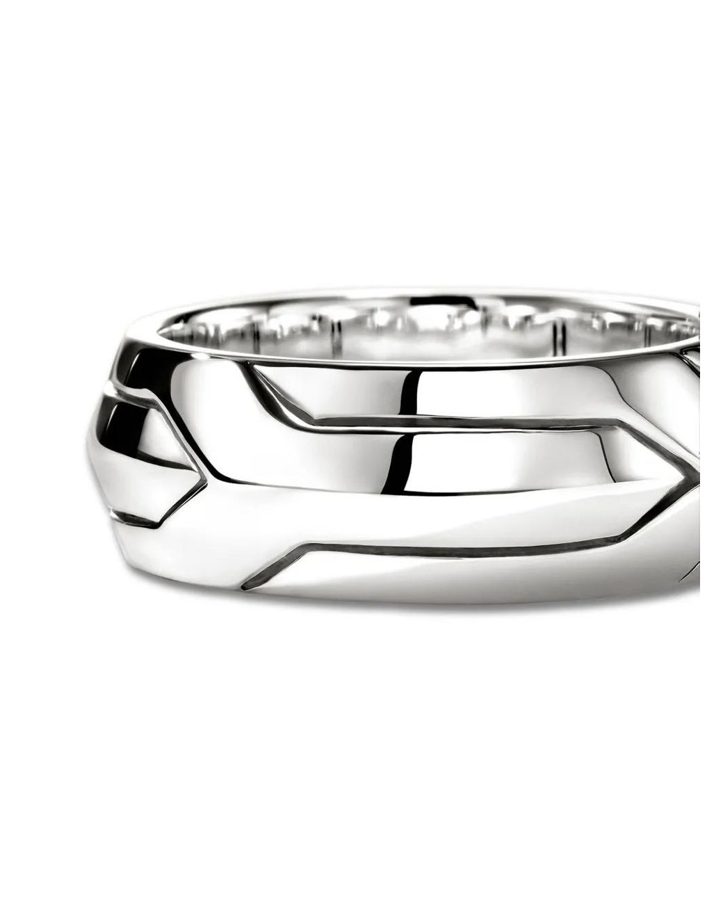 John Hardy Metallic Sterling- Icon 50 Ring
