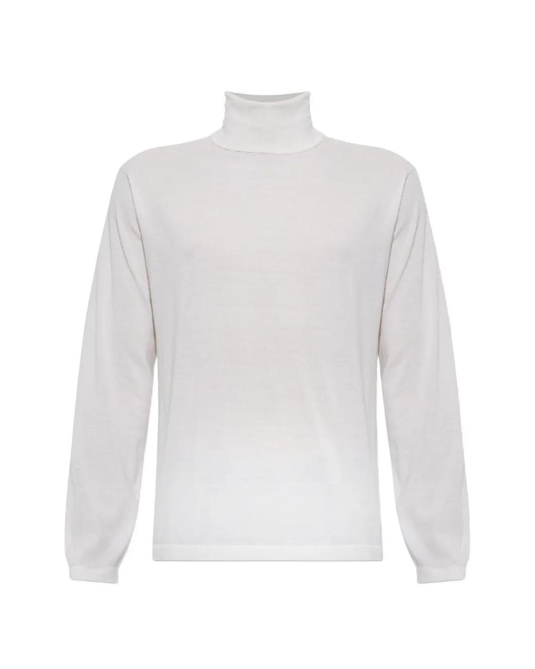 Lisa Yang White Quentin Turtleneck Sweater for men