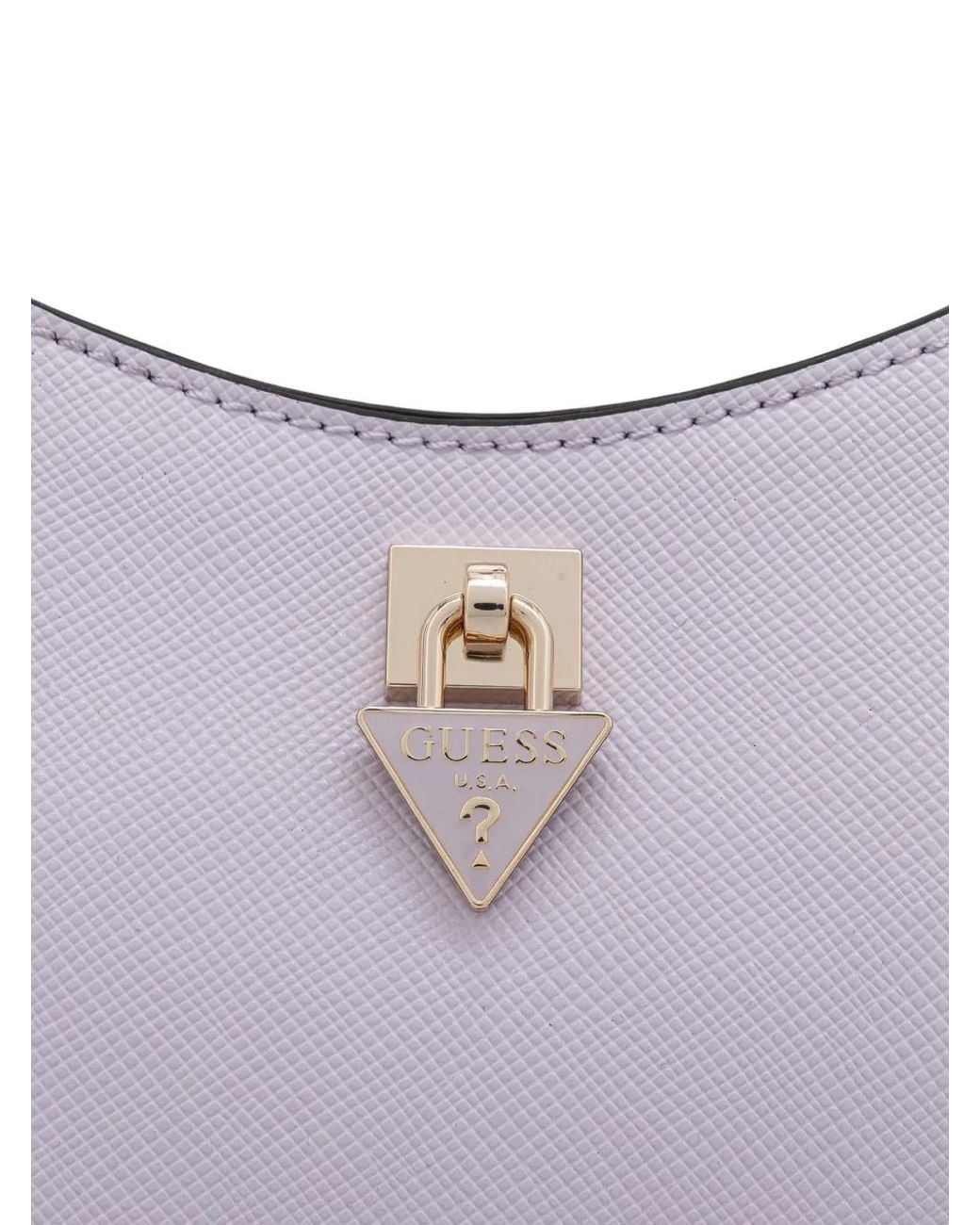 Guess Purple Patsie Logo Shoulder Bag