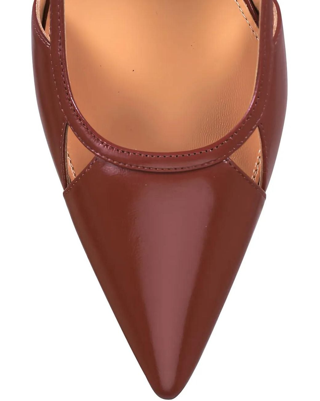 Arteana Brown Cutout Point-Toe Slings