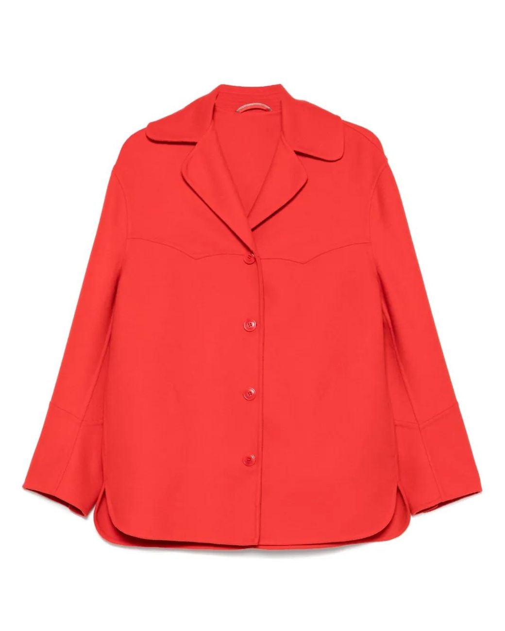 Ermanno Scervino Jas Van Scheerwol in het Red
