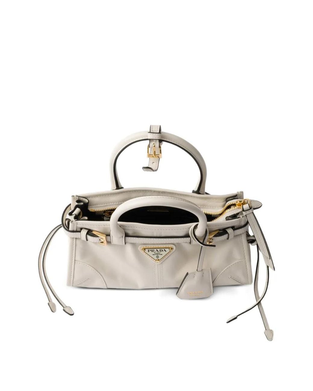 Prada Natural Bonnie Mini-Tasche