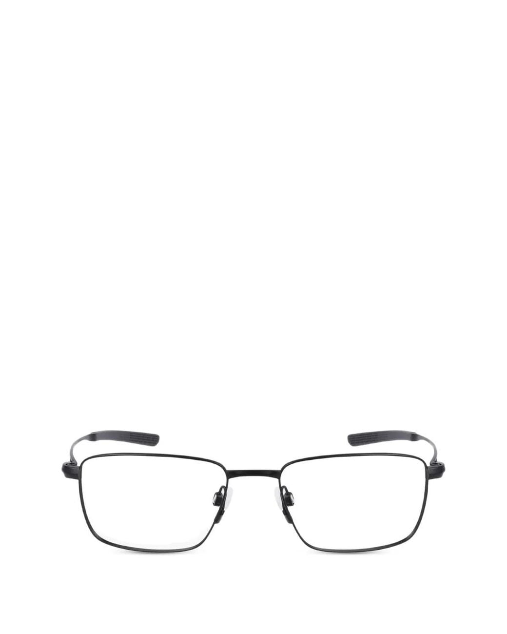 Nike Black 6046 Titanium Rectangle-Frame Glasses for men
