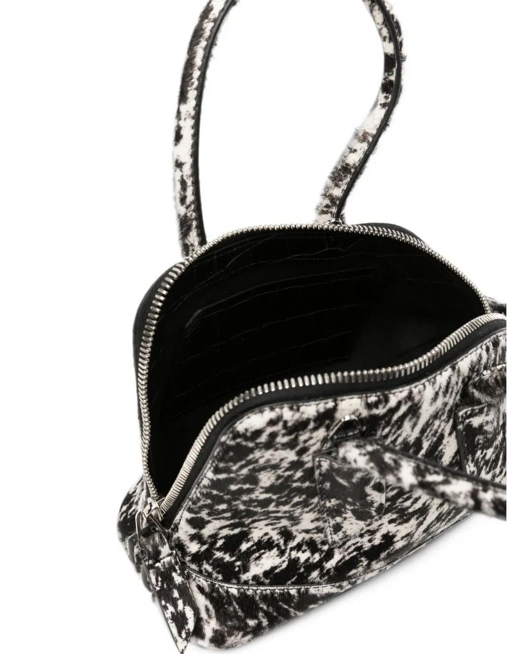 The Attico Black Mini Sant Ambroeus Tote Bag