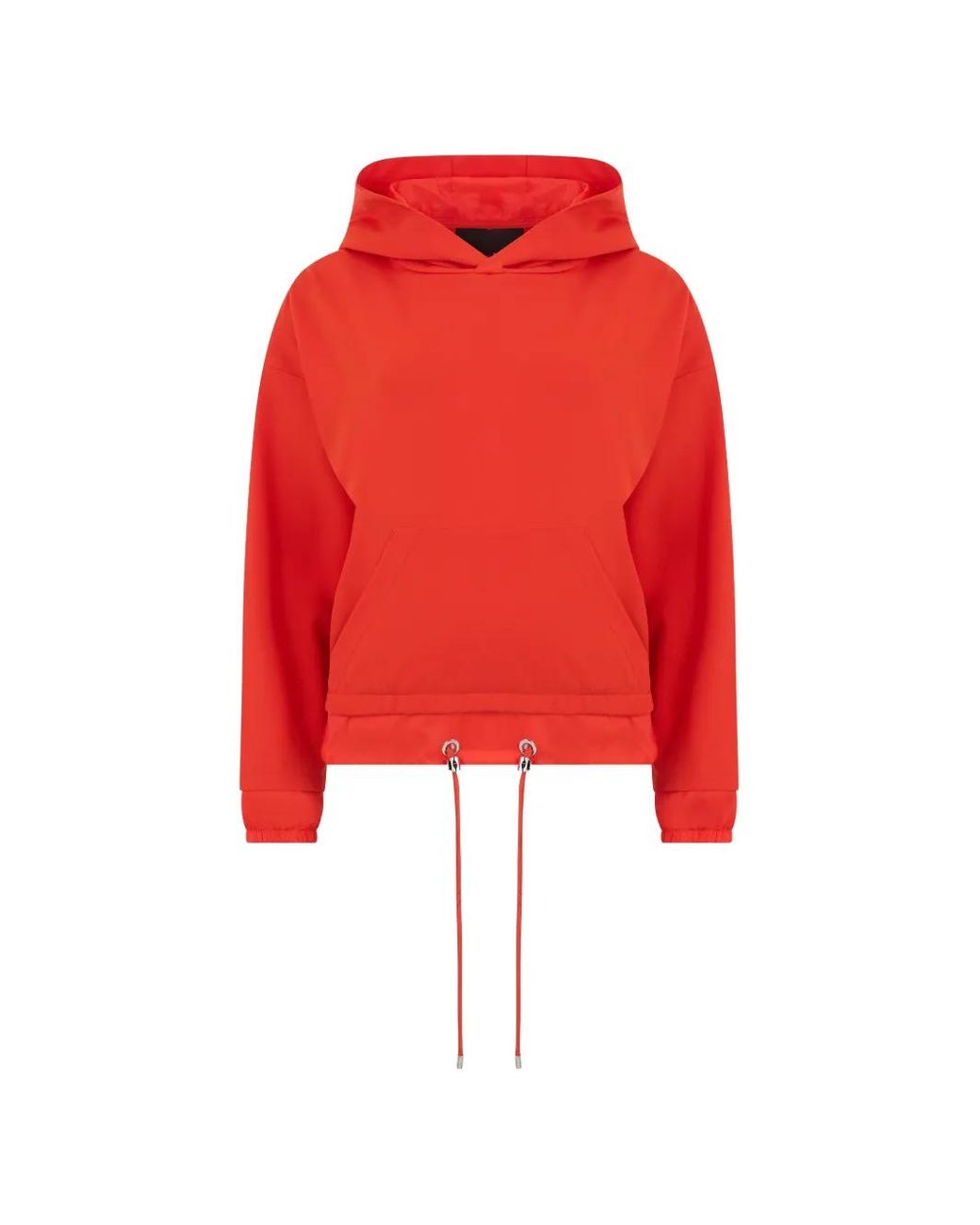 Moorer Red Drawstring Hoodie