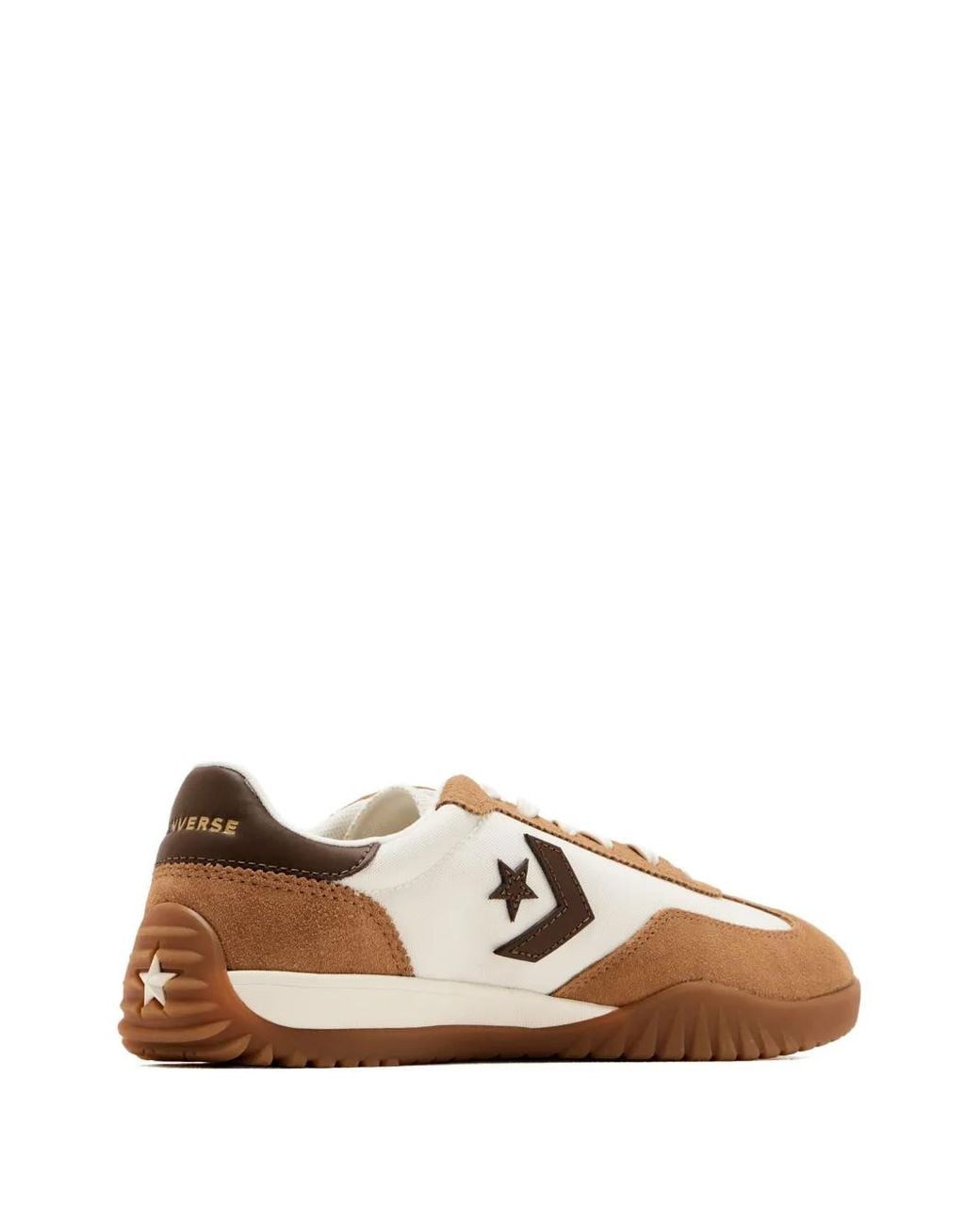 Converse Brown Run Star Leather Sneakers