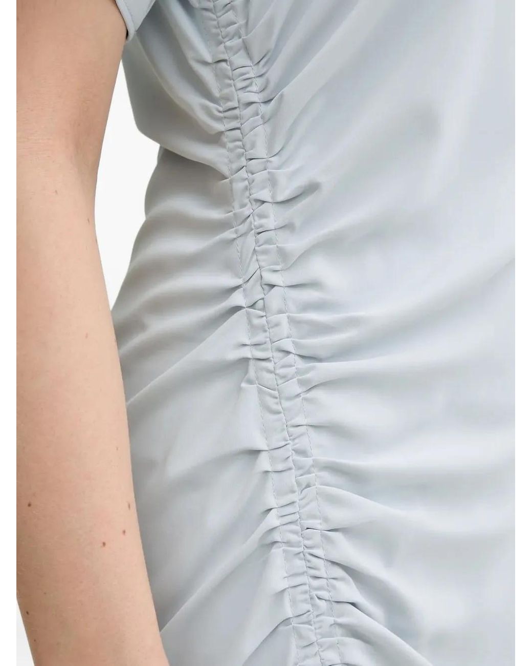 Samsøe & Samsøe White Side-Split Maxi Dress