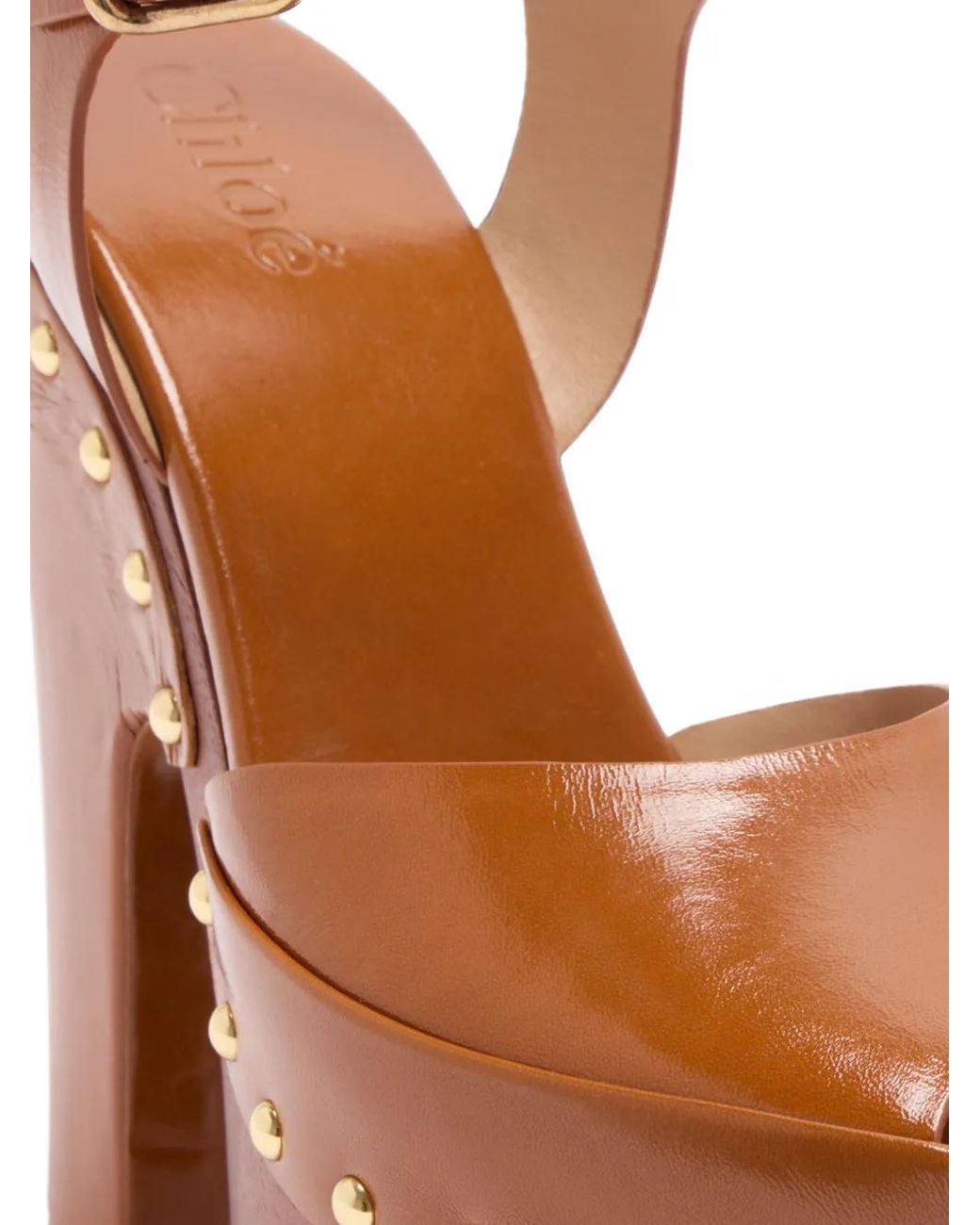 Chloé Brown Meret Clogs