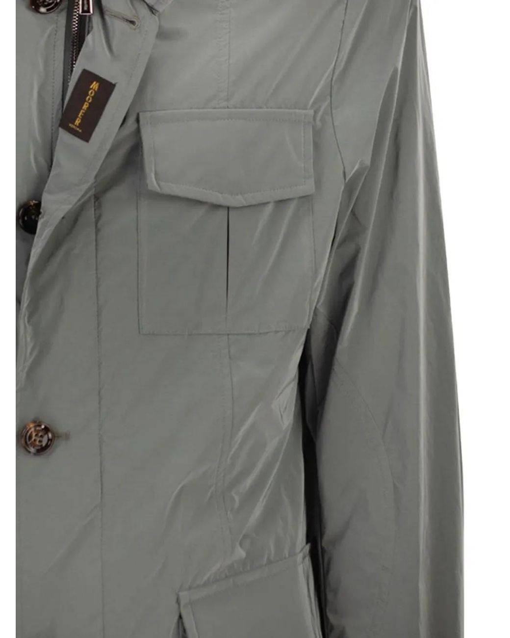 Moorer Gray Porto-Os Field Jacket for men