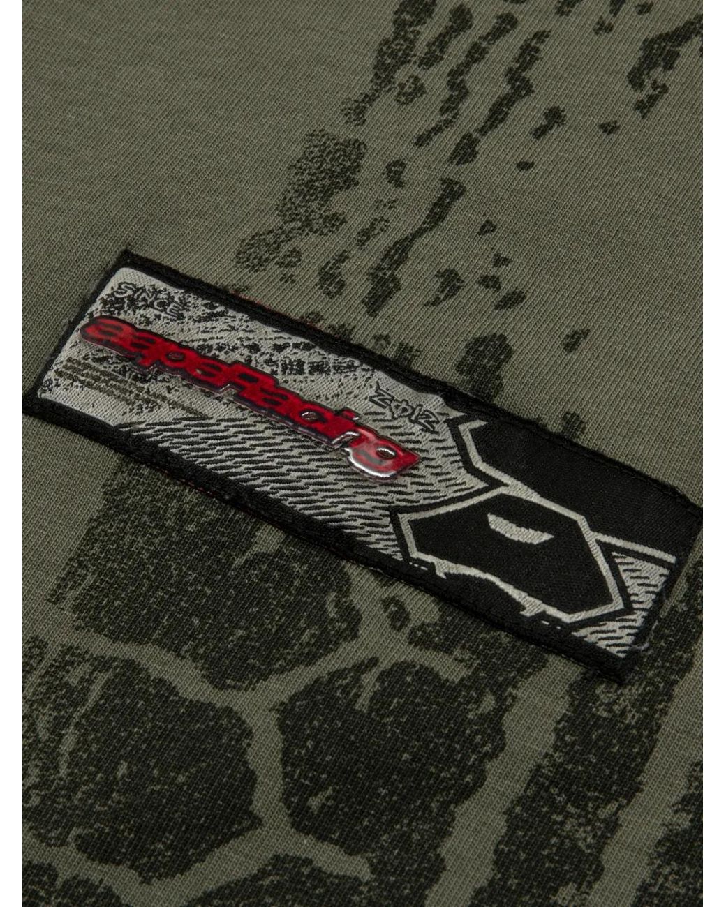 Aape By A Bathing Ape Green Logo-Embroidered T-Shirt for men