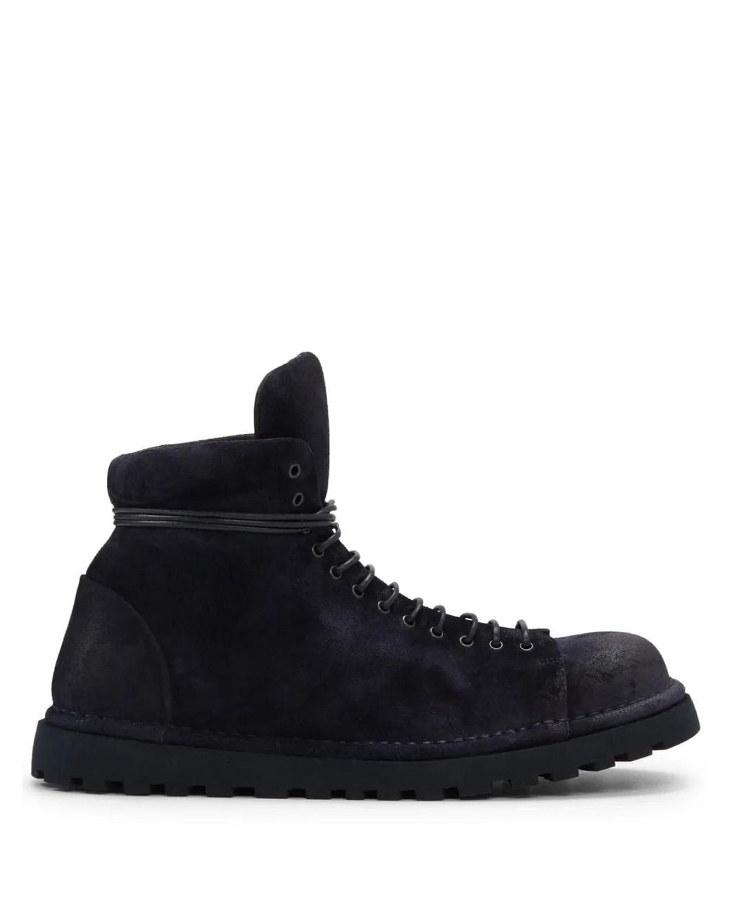 Marsèll Blue Pallottola Suede Boots for men