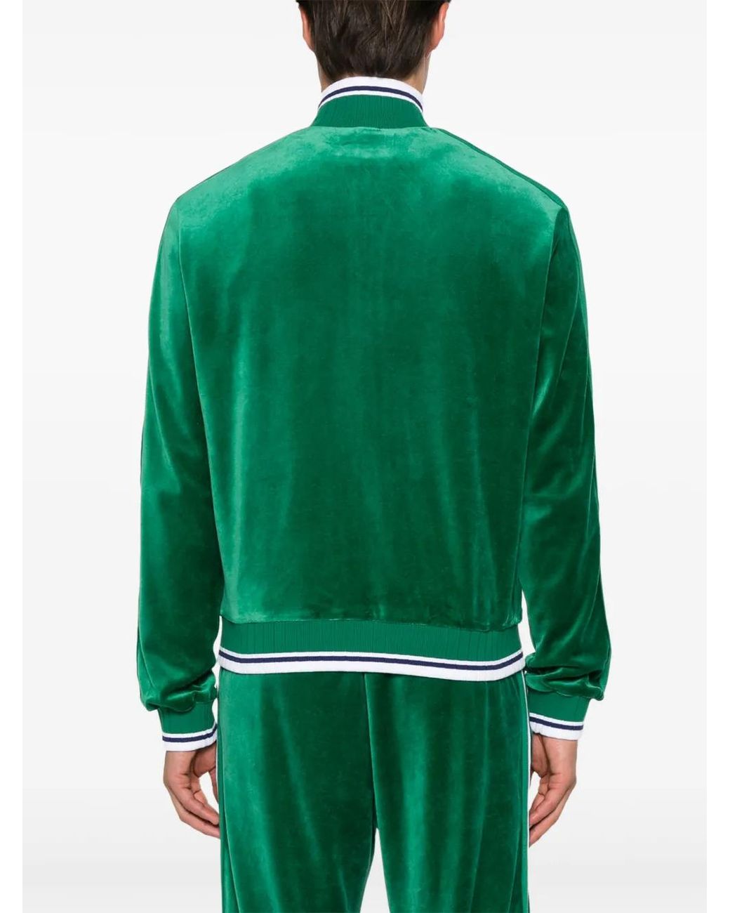 Casablanca Green Velour Jacket for men
