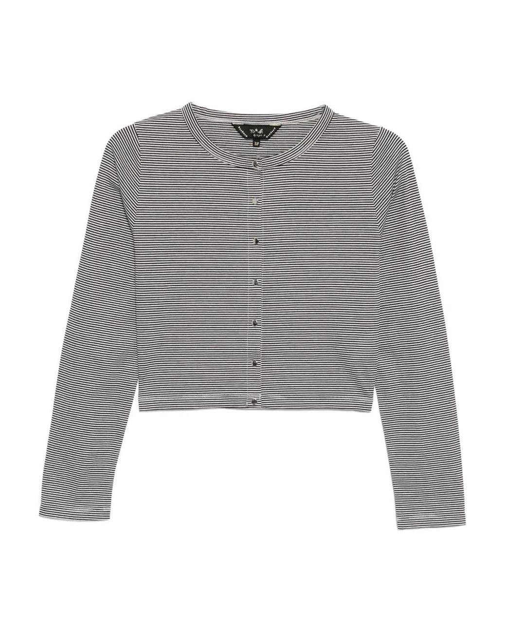 To b. by agnès b. Gray Border Compact Top