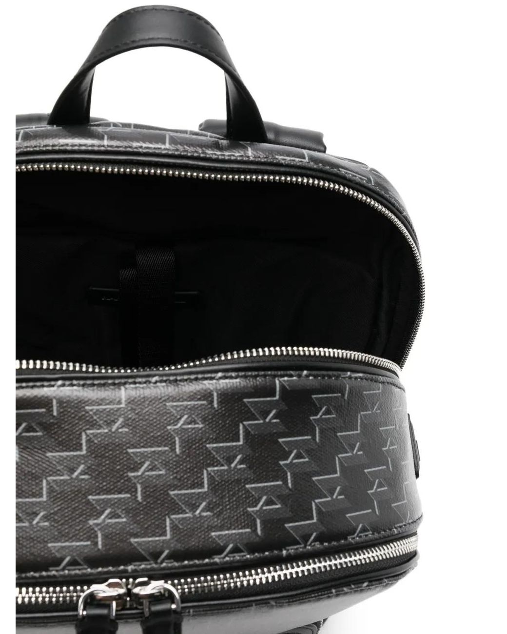 Karl Lagerfeld Black Rucksack Mit Monogramm