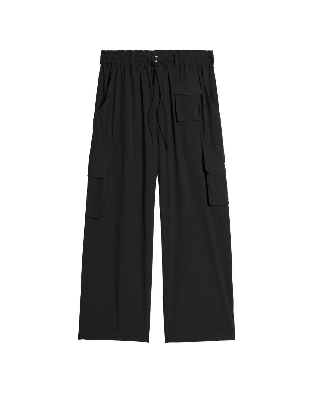 Y-3 Black Wide-Leg Trousers