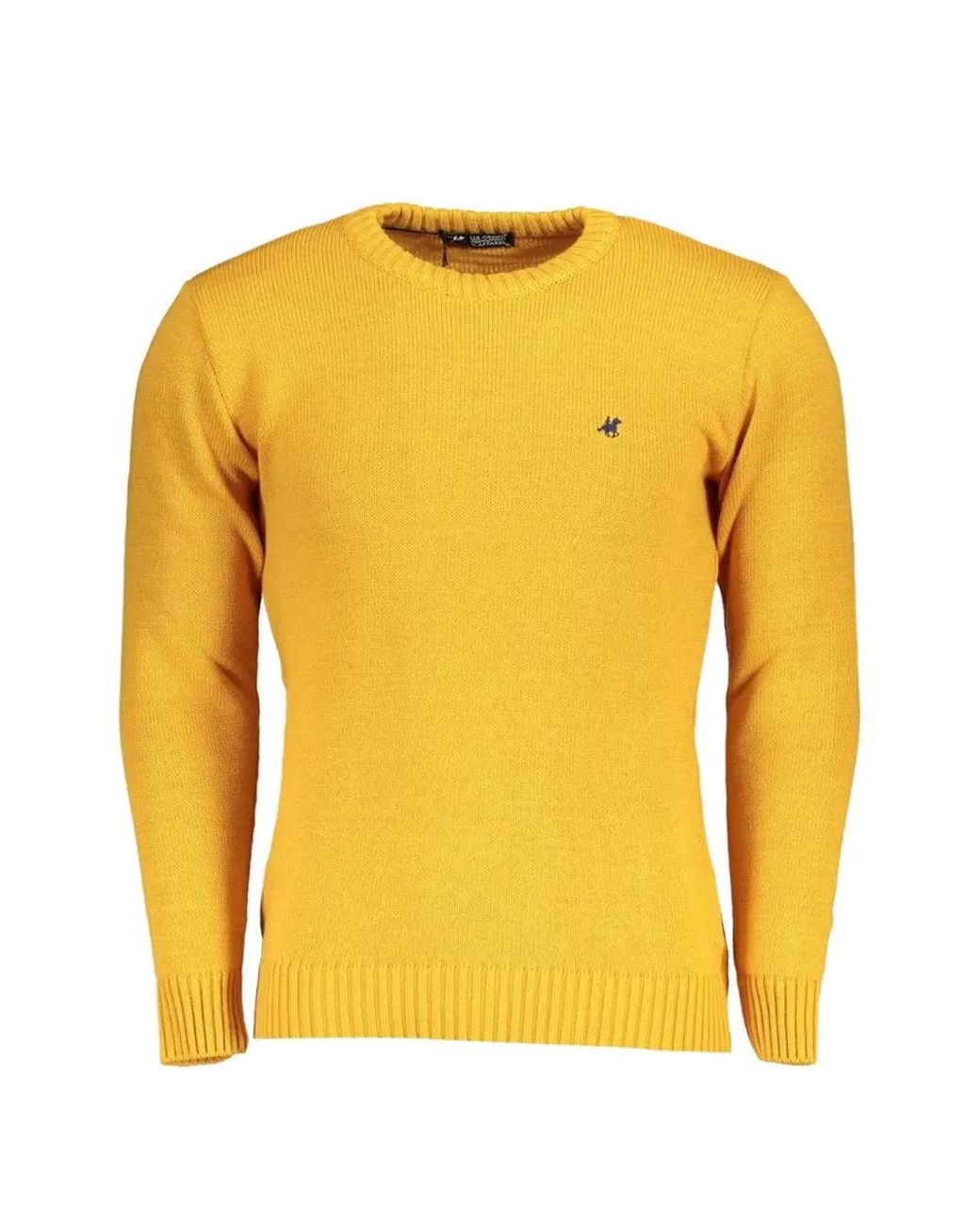 U.S. Grand Yellow Pull À Logo Brodé for men