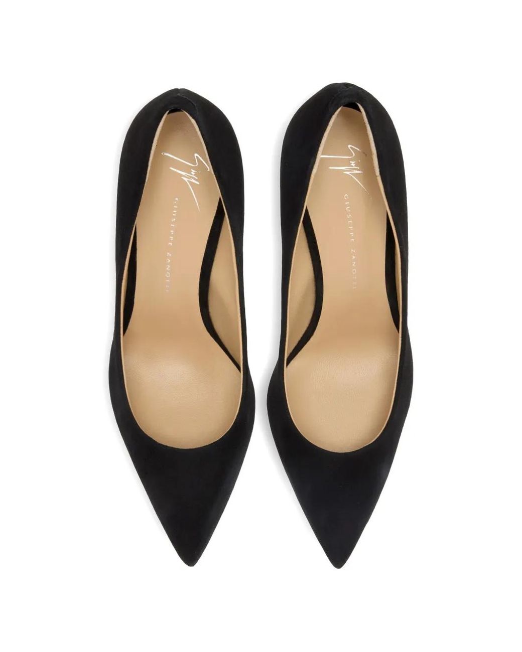 Giuseppe Zanotti Black Lucrezia Suede Pumps