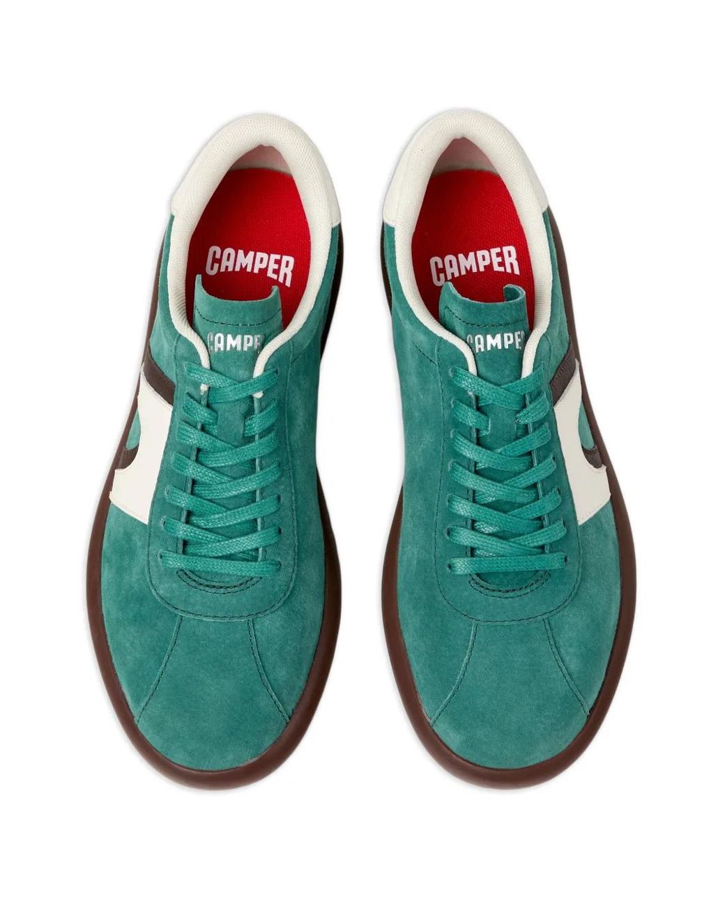 Camper Green Pelotas Soller Leather Sneakers