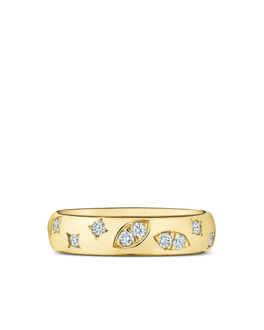 Kwiat Metallic 18K Cobblestone Star Diamond Ring