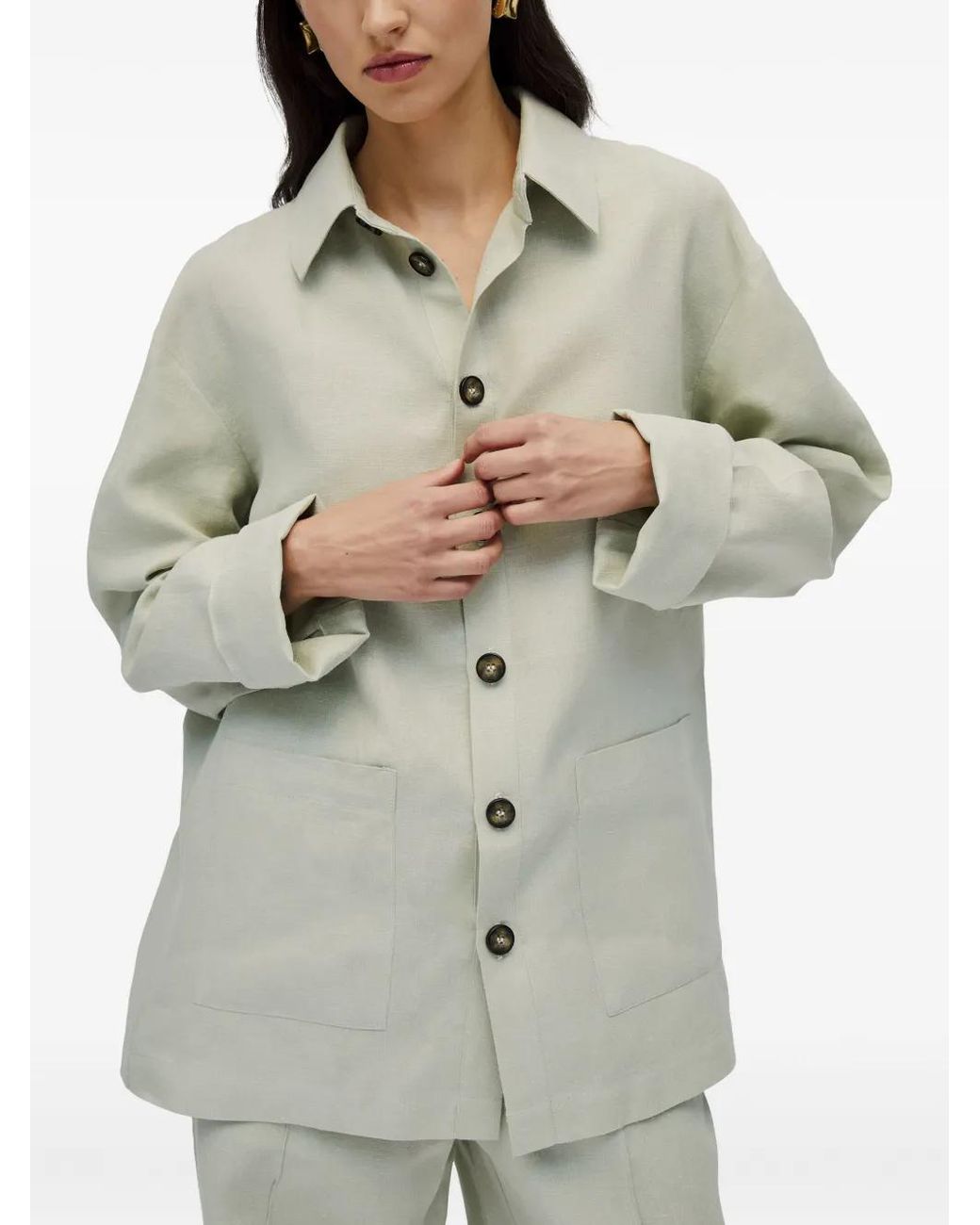 Sleeper White Patch Pocket Shirt