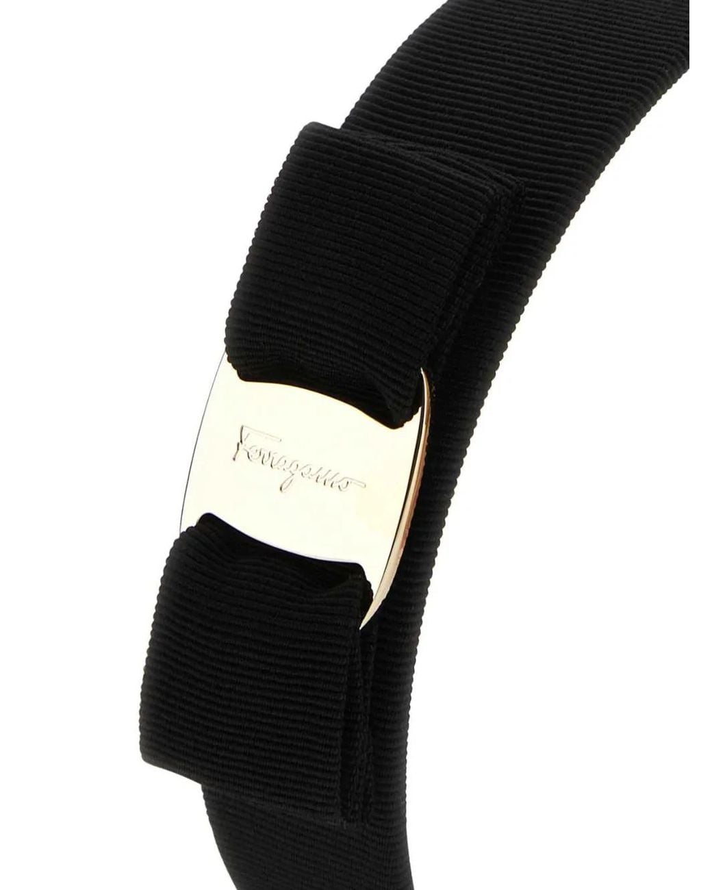 Ferragamo Black Hats And Headbands