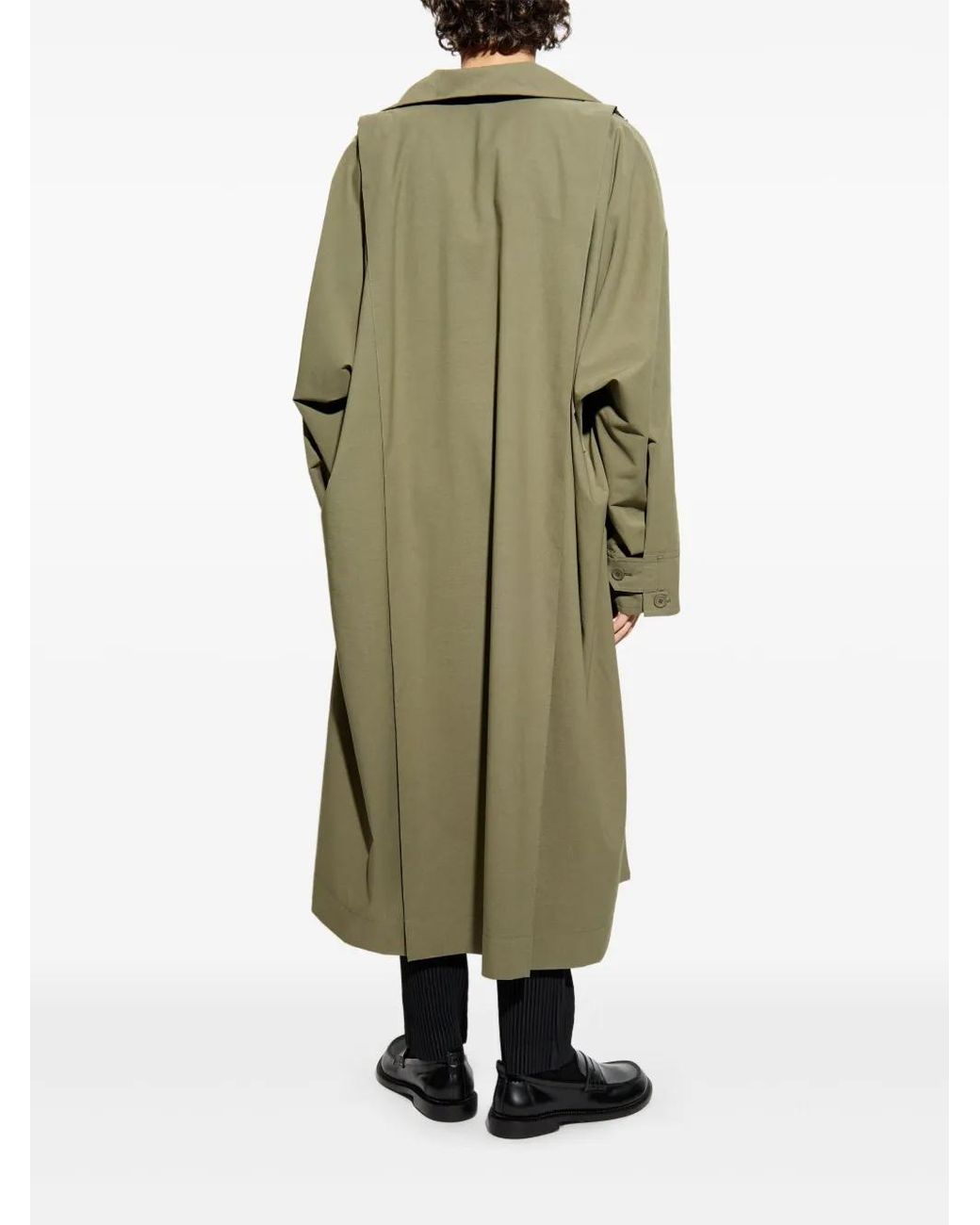 Homme Plissé Issey Miyake Parachute Parka Coat in Green for Men | Lyst