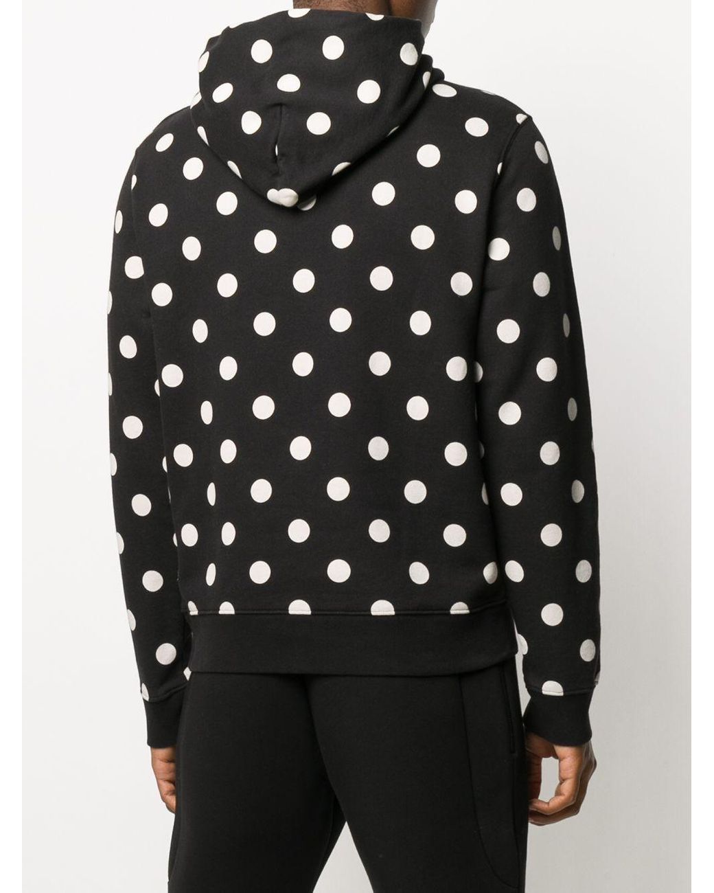 Cdg polka store dot hoodie