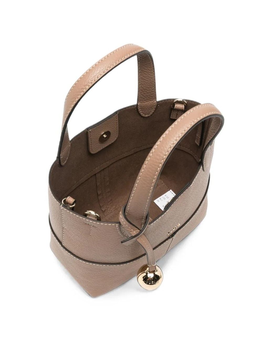 Furla Natural Pebbled-Leather Tote Bag