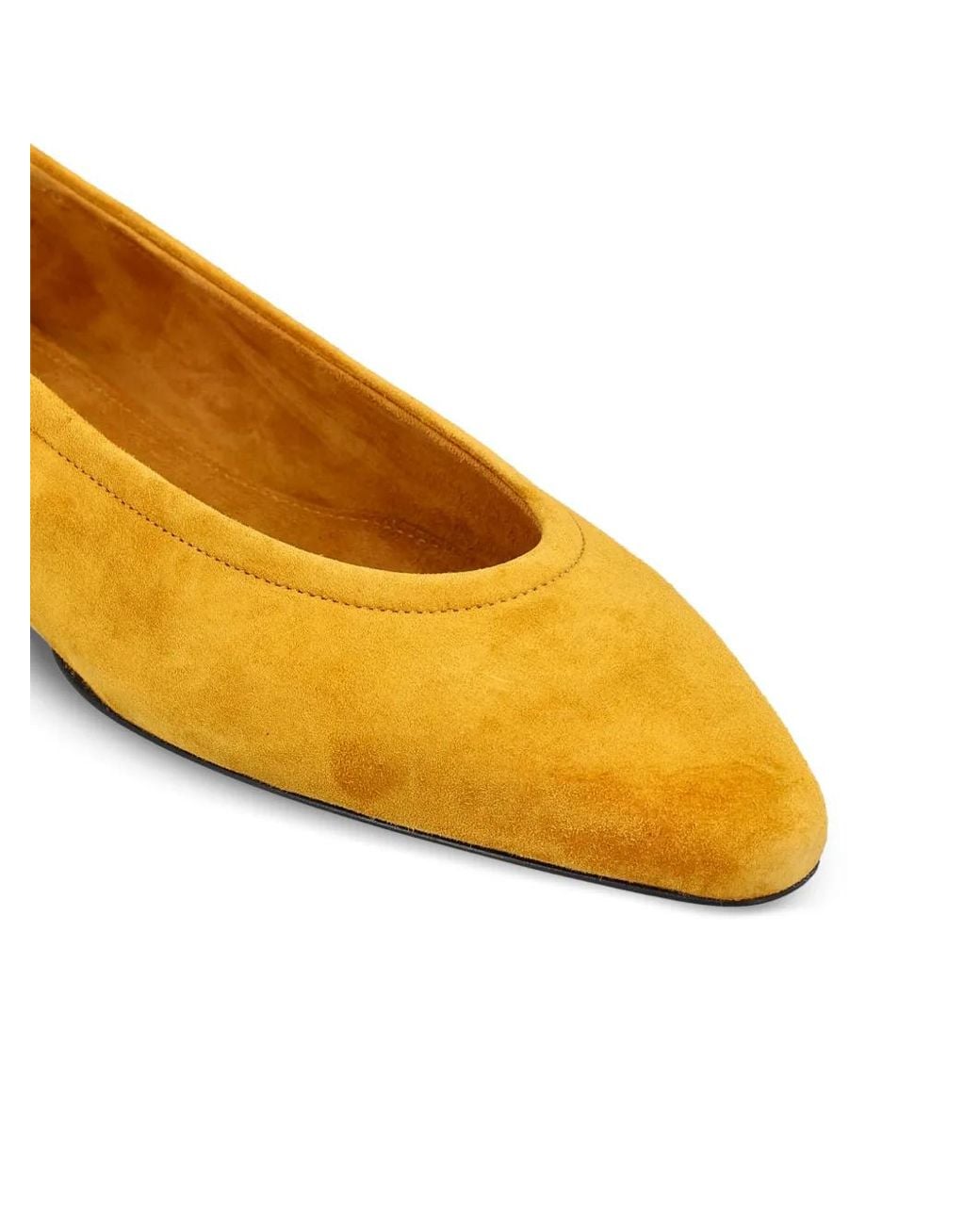 Loro Piana Orange Primula Ballerinas aus Wild