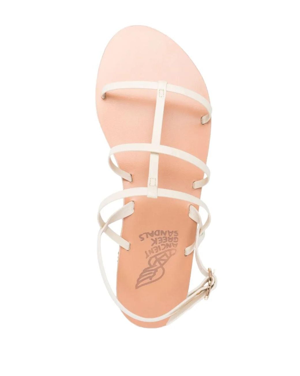 Sandalias Fay planas Ancient Greek Sandals de color White