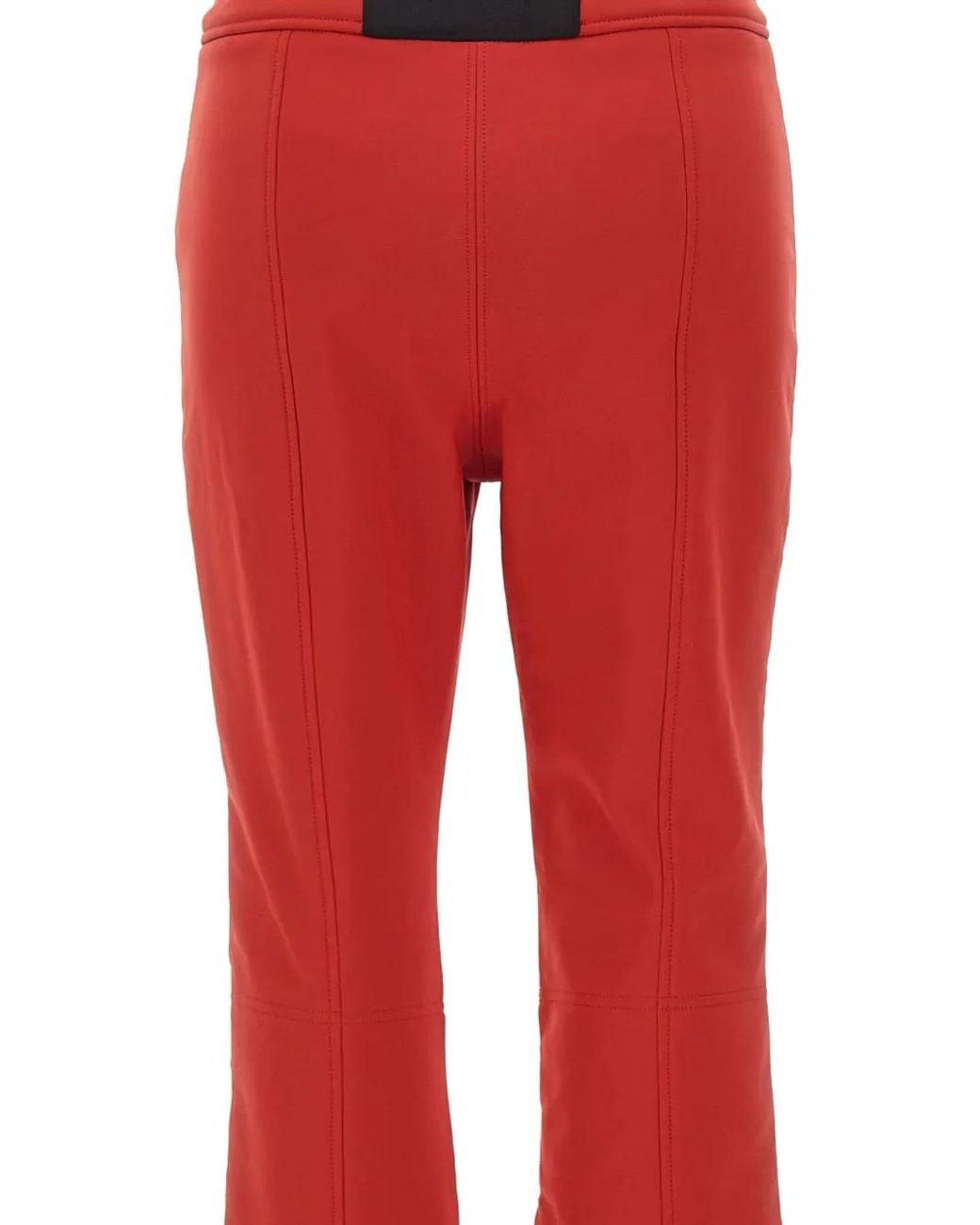 Perfect Moment Red High-Waist Aurora Flare Ski Pants